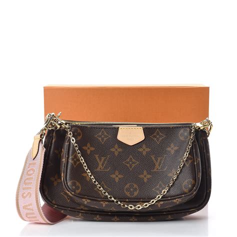 louis vuitton monogram multi pochette accessoires shoulder bag in brown|louis vuitton vintage monogram bag.